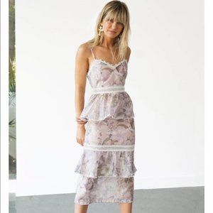 BRAND NEW V. Chapman Daffodil Dress, Garden Print